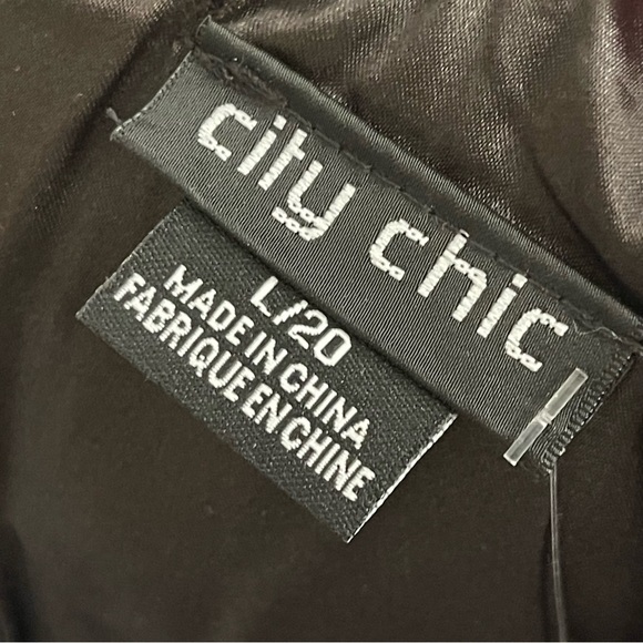 CITY CHIC NWT Black White Polka Dot Print Emma Dress Vintage inspired PLUS SIZE - Picture 10 of 12